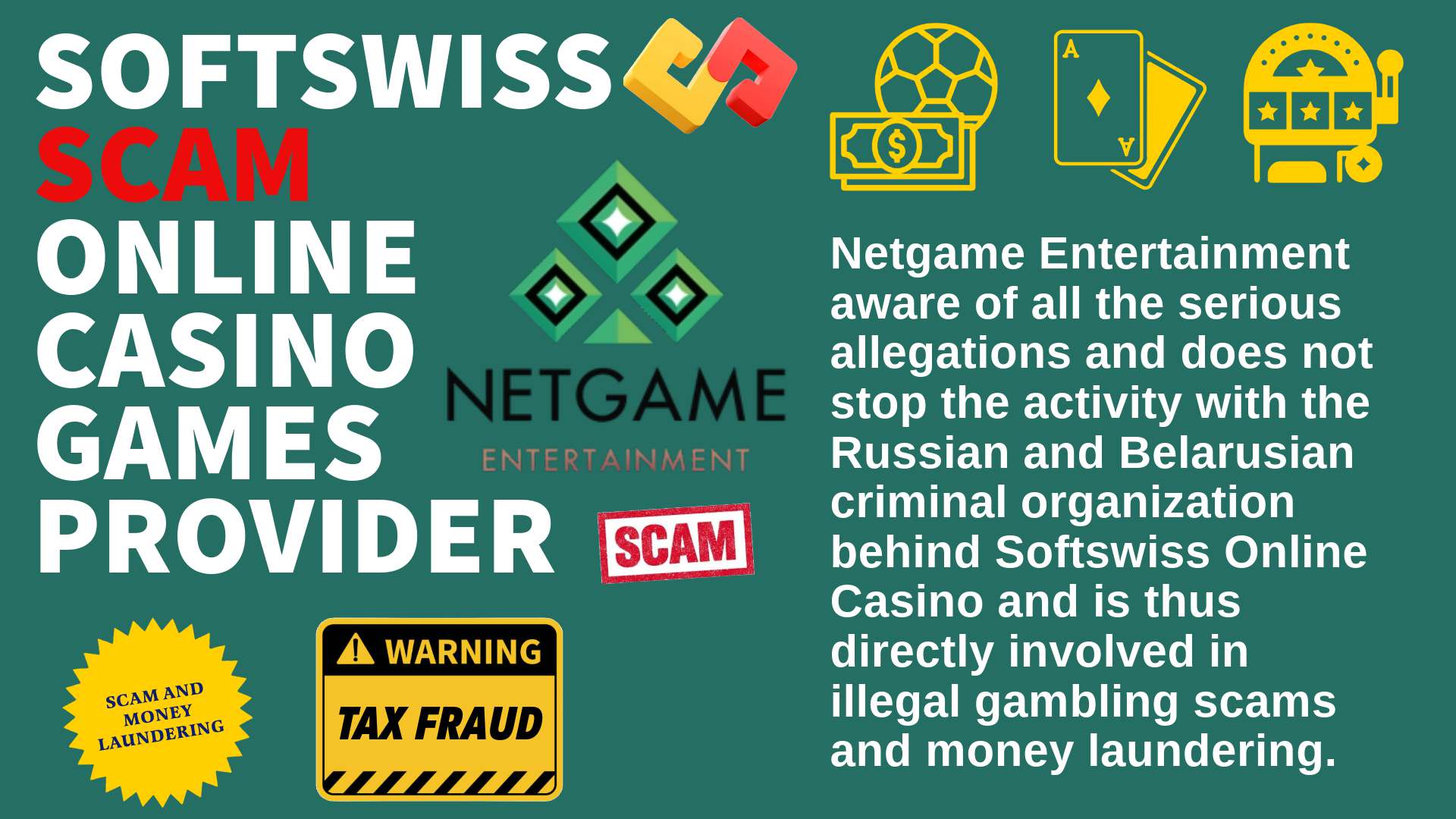 NetgameEntertainment - softswiss scam - Casino by Softswiss